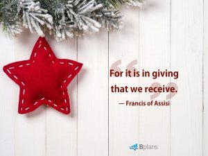Christmas Gift Card- The Joy of Giving