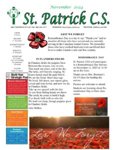 St. Patrick CES: November 2024